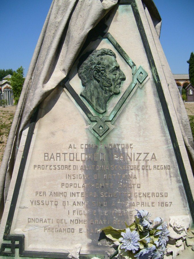 Bartolomeo Panizza's tomb 2, Pavia, Italy.JPG